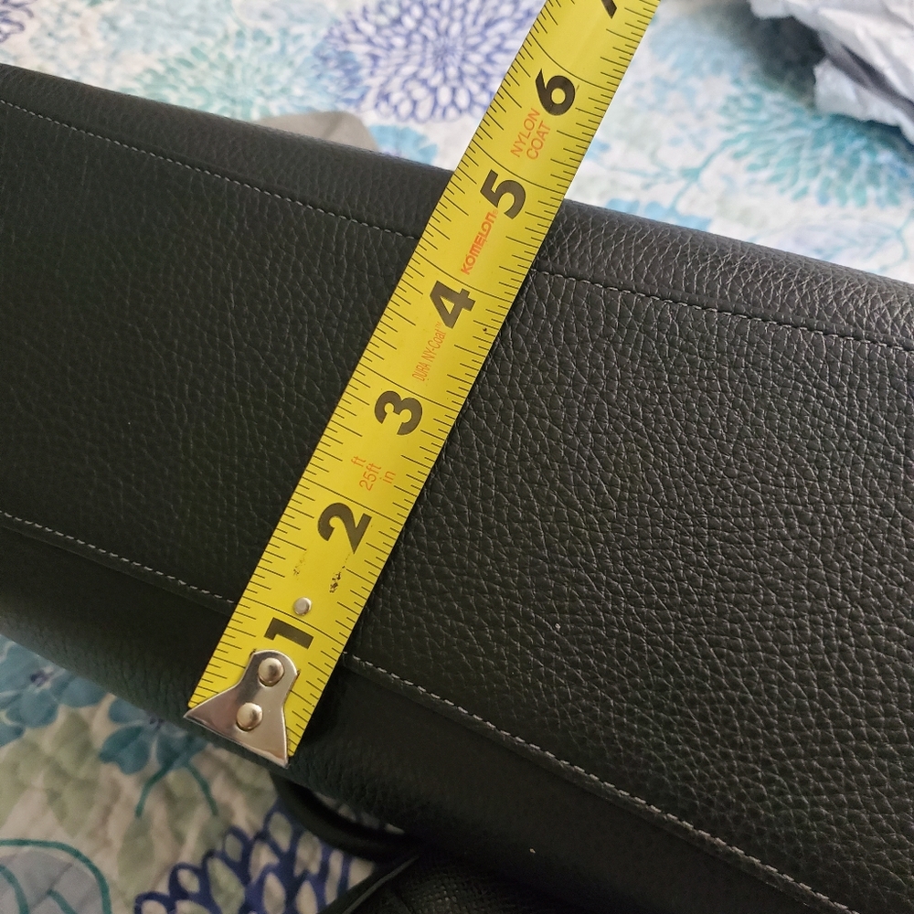 Coach Black Pebbled Leather Satchel - Picture 6 of 8